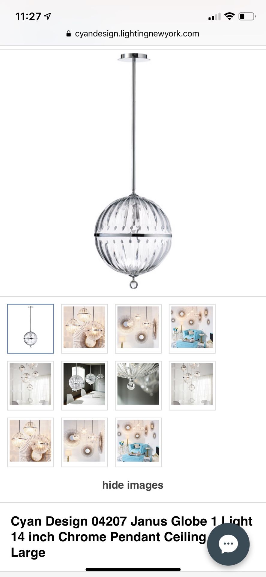 Cyan design chandelier