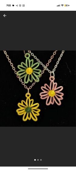 Free shipping! $2 for set - 70's hippie retro style earrings and necklace set