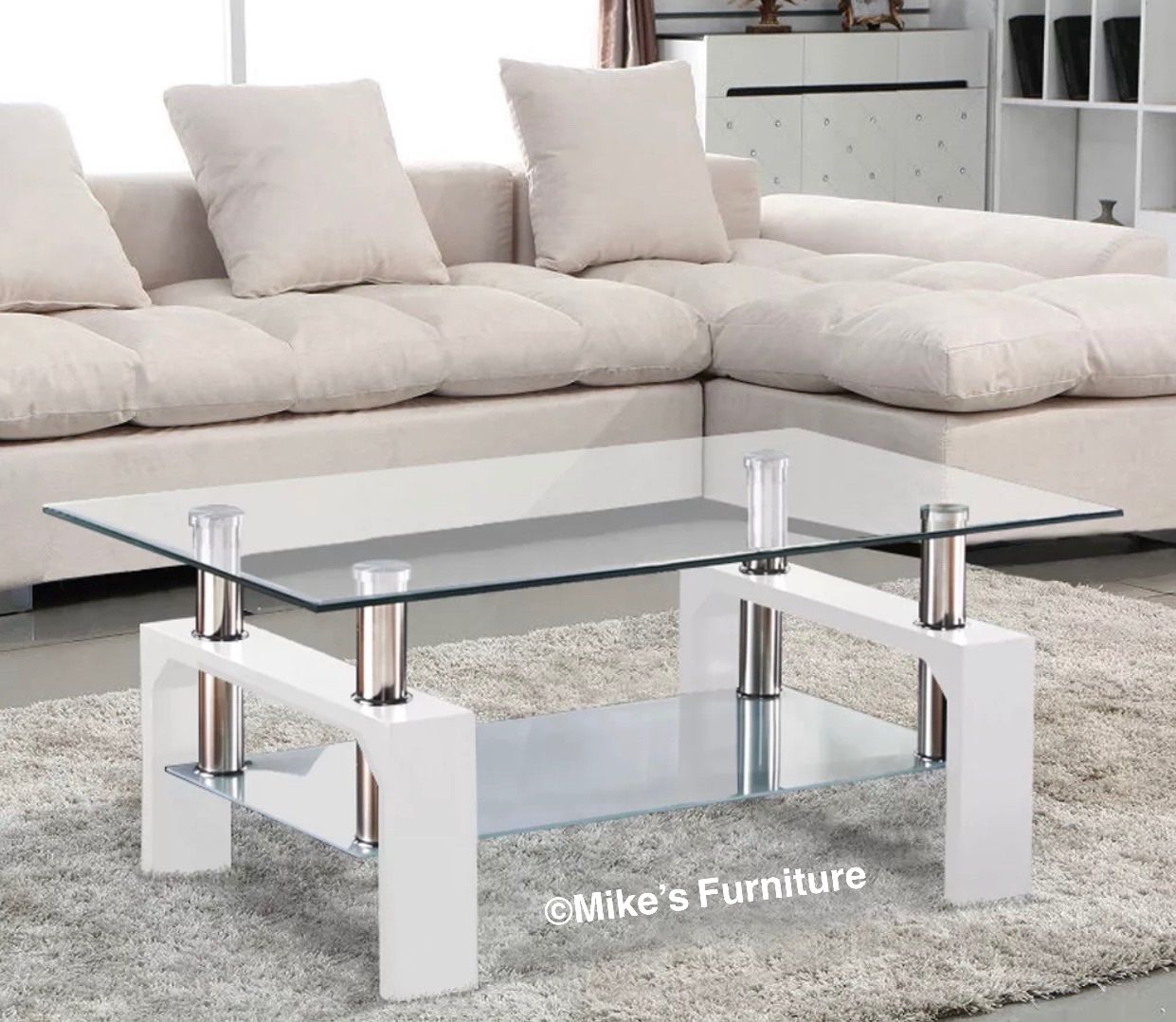 Brand New Glass Coffee Table household