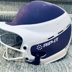 RIP-IT Visión Pro Softball Batting Helmet Purple S/M 6-6 7/8