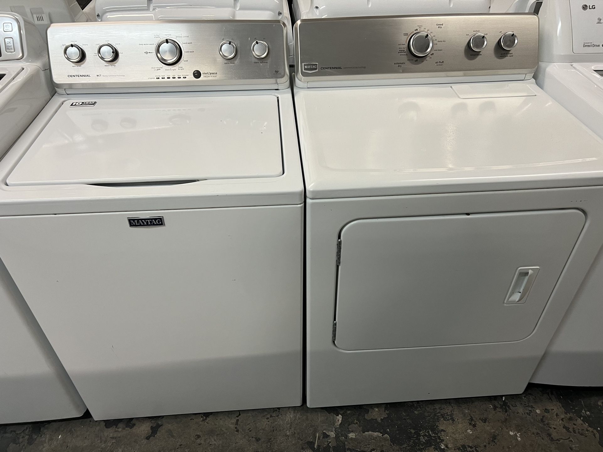 Maytag Centennial Washer And Maytag Centennial Electric Dryer