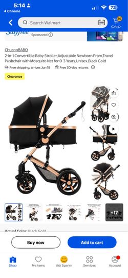 Baby Stroller Operation w/Instruction Manual