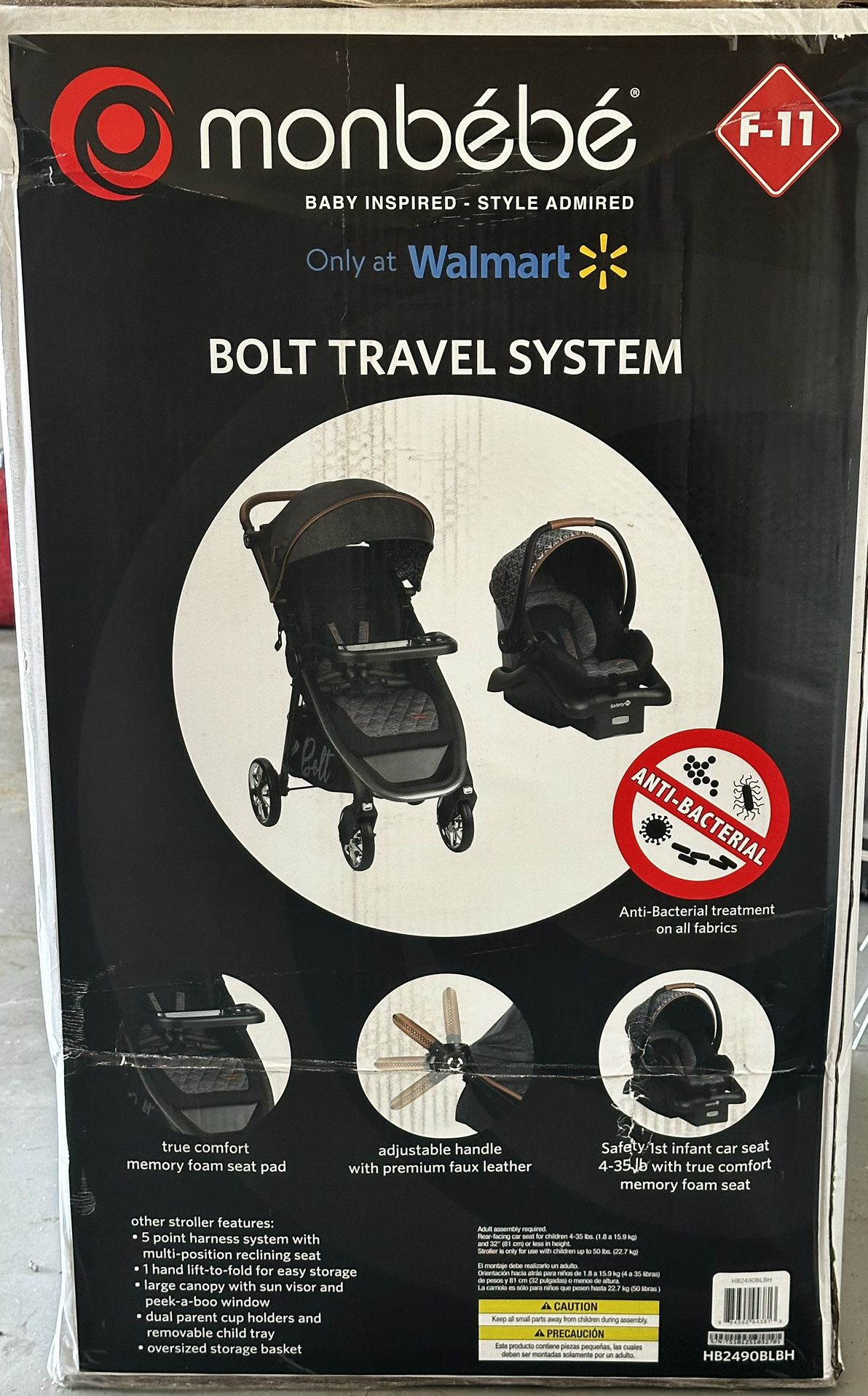 Monbebe Bolt Travel System 