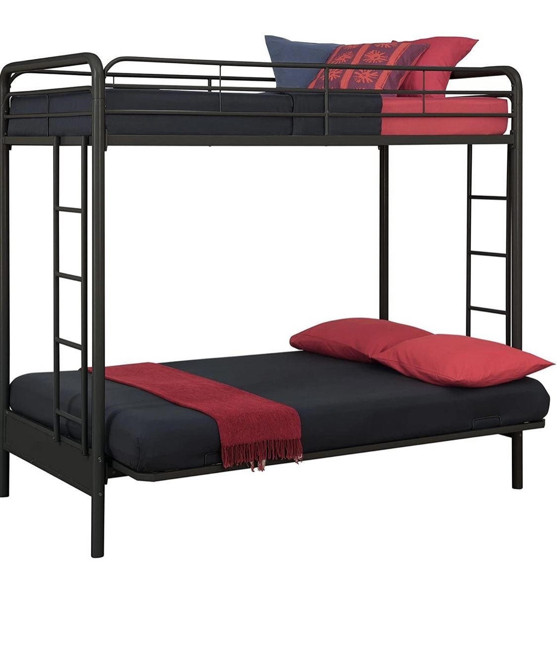 TWIN OVER FUTON BUNKBED