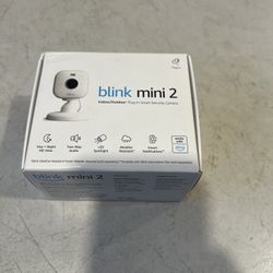 Blink - Mini 2 Indoor/Outdoor 1080p Plug-In Security Camera (1-Pack) - White