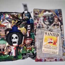 One Piece 2 Lot Bundle Keychain