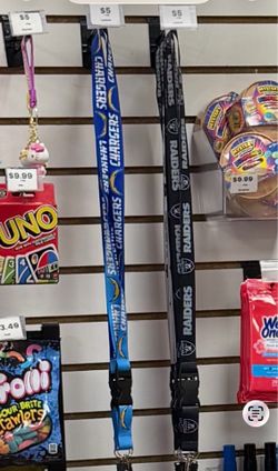 Chargers and Raiders Lanyards