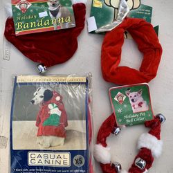 Christmas Dog Hooded Jacket And Accessories XS