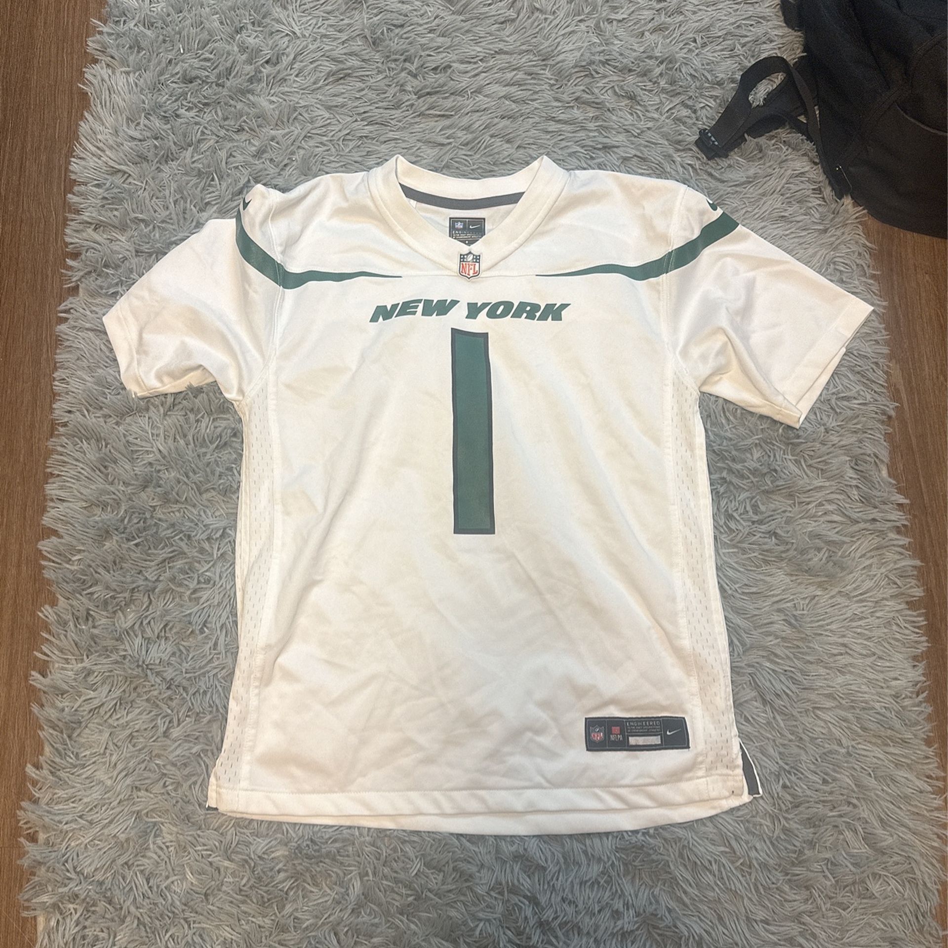 New York Jets Sauce Gardner Jersey (White)