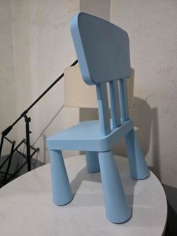 IKEA Mammut Kids Chair Blue Free