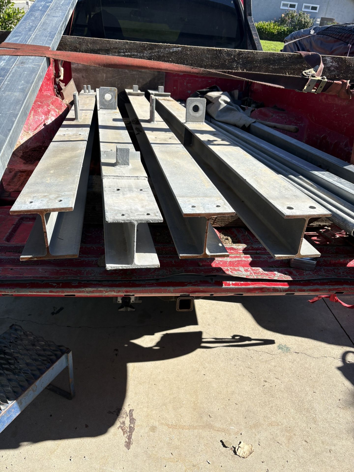4-galvanized I Beams