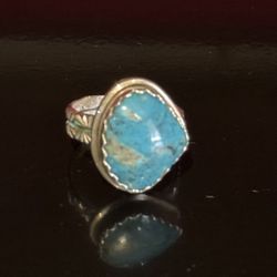 Handmade Navajo Turquois Ring