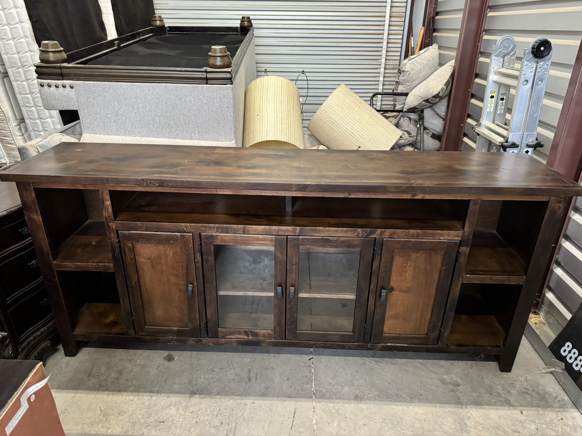 84 Inch Rustic Entertainment Console