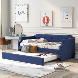 Upholstered Daybed w/ Trundle