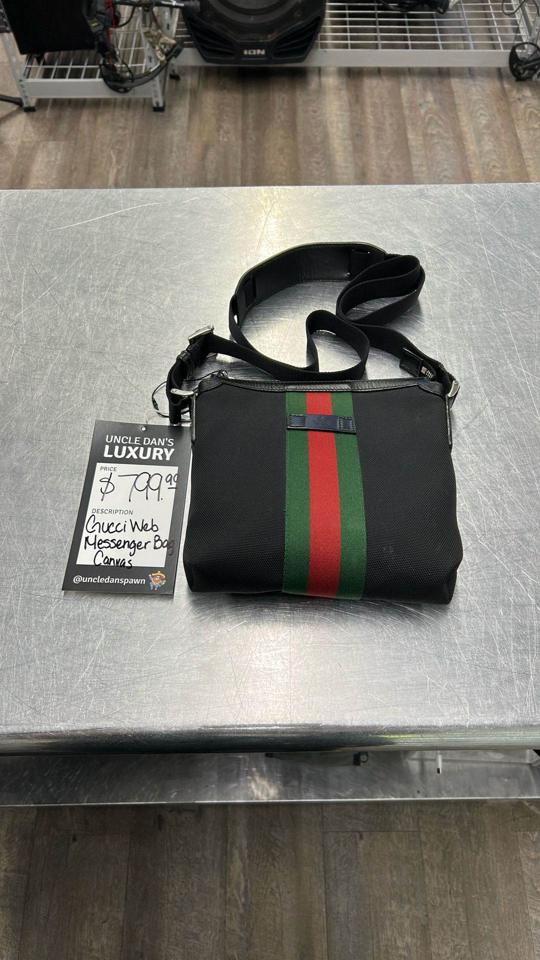 Gucci Web Messenger Bag