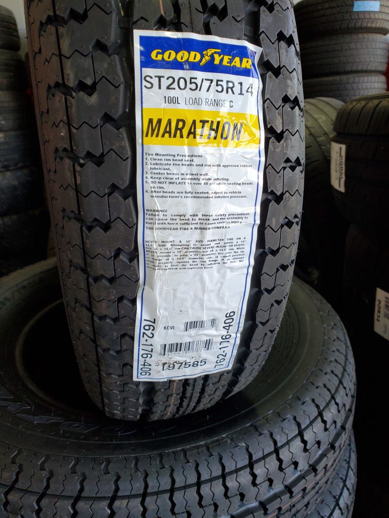 Trailer tire ST205 -75R14