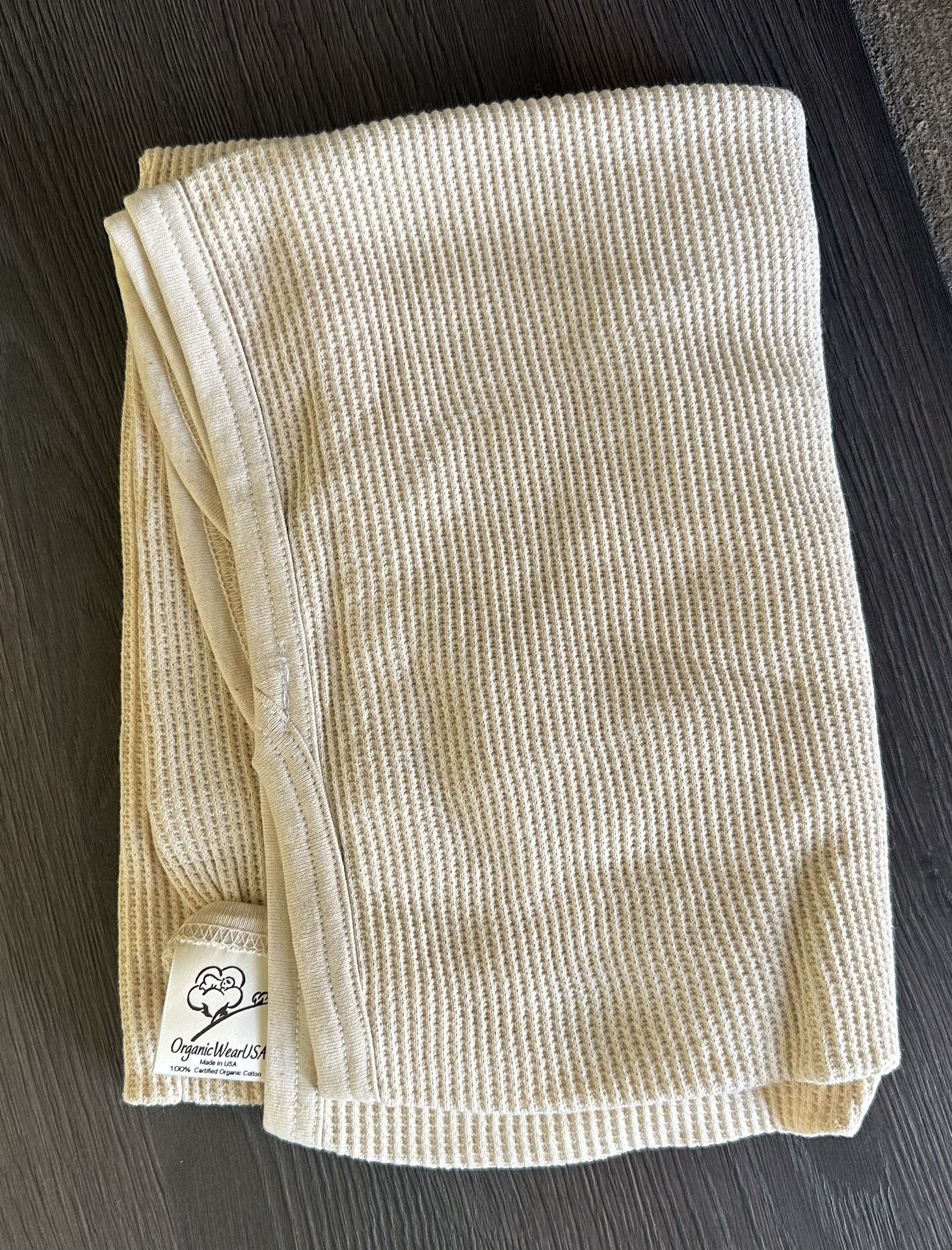 Organic Cotton Newborn Baby Receiving Blanket, Socks, Hat, Onesie  