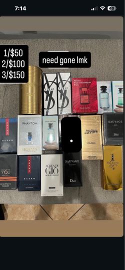 Designer Cologne Collection – Dior, YSL, Armani & More