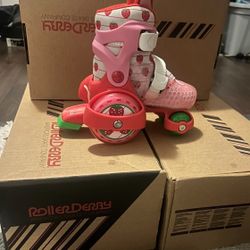 Lil Girl Rolla Skates (new) Size 7-11