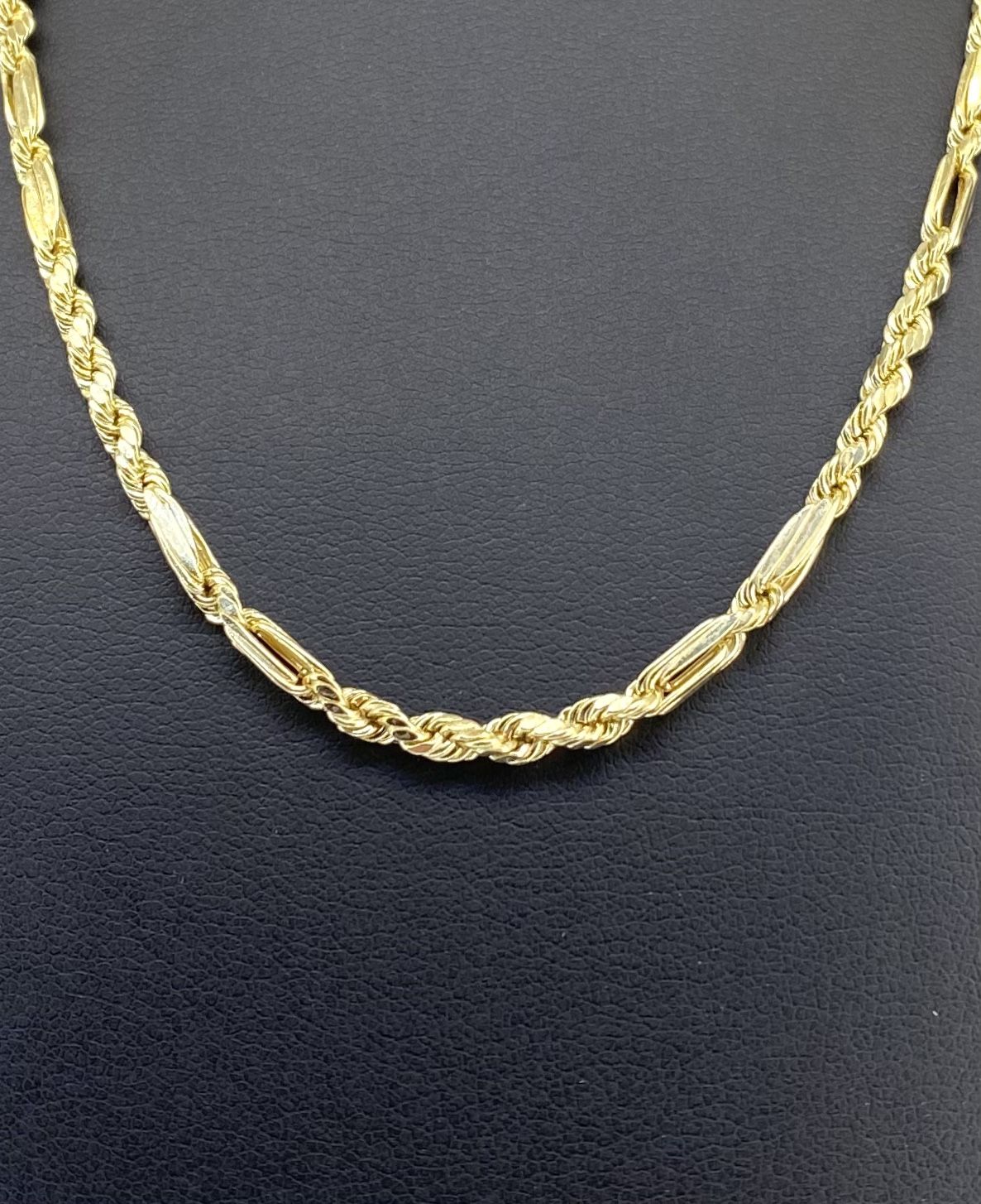 10k Gold Necklace 22” Hollow Milano Rope 3mm 141580
