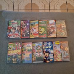 Lot Of 12 Nickelodeon And Nick Jr DVDs
