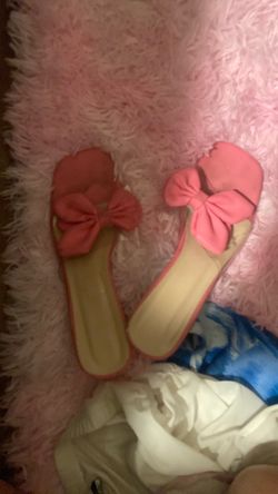 Pink high sandals