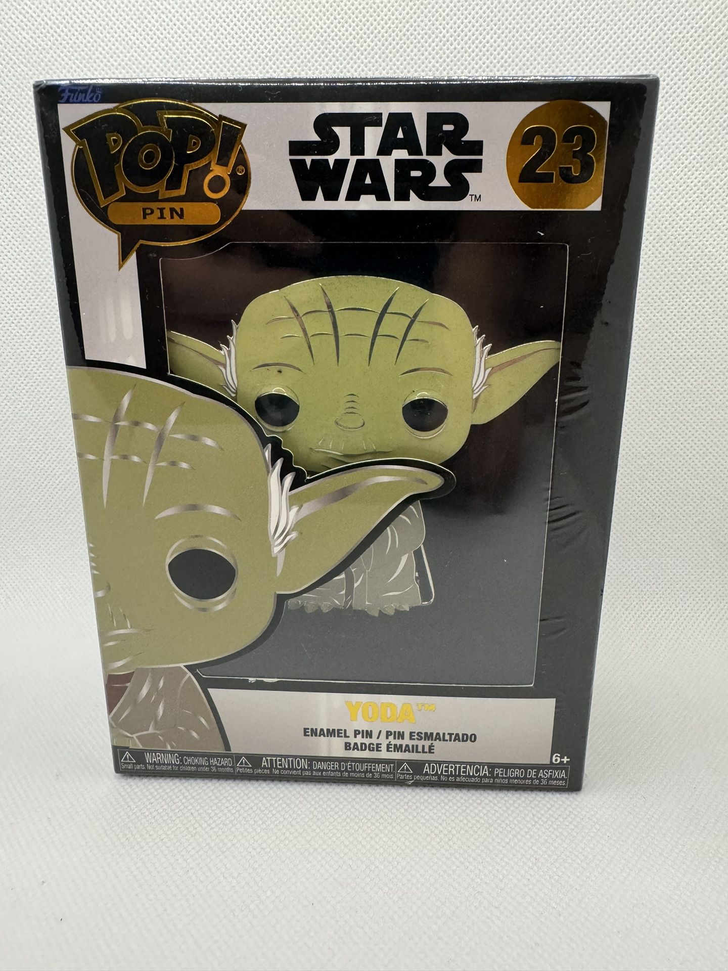 Funko POP Disney Star Wars Yoda  4'' Pin w/Removable Stand Lot of 2