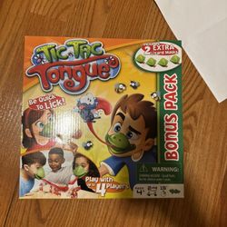 TIC TAC Tongue Game, Be Quick to Lick The Bugs, Ages 4+, Family Games English