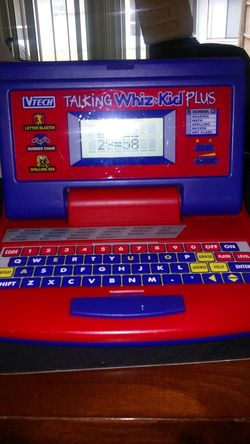 Vtech talking 2024 whiz kid laptop