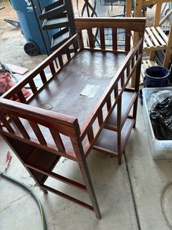 Wooden Baby Changing Table