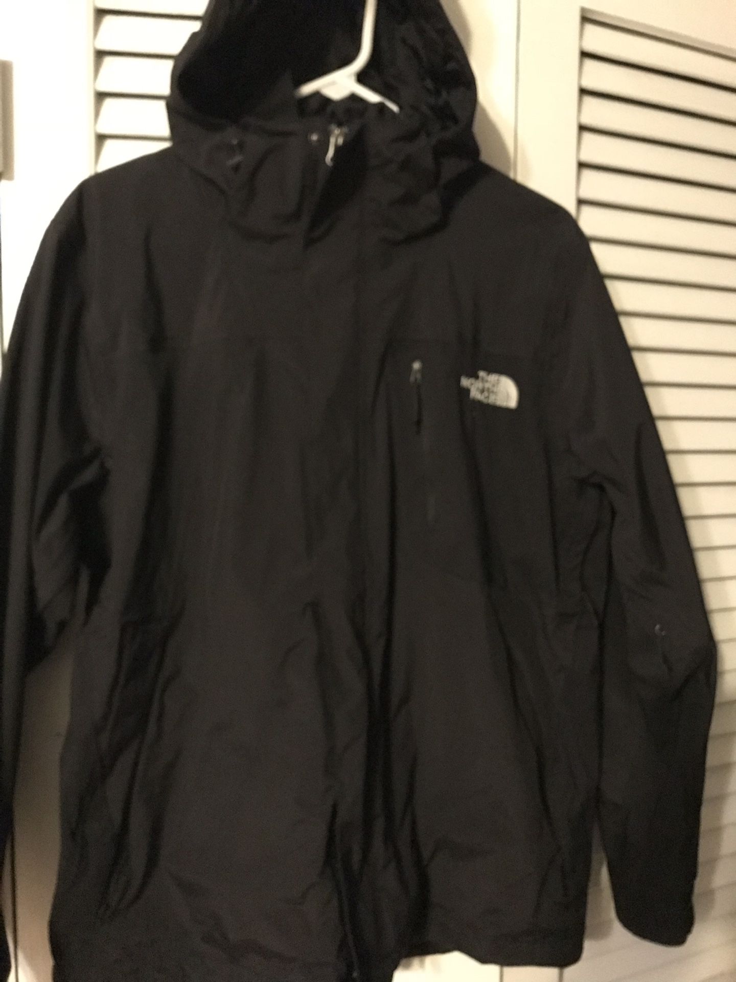 The North Face rain coats