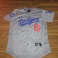 Dodgers Hernandez Gray 2020 Ws Patch Jerseys $50ea Firm Only Med LG Xl 