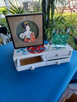 White Small  Stand 4 drawers 