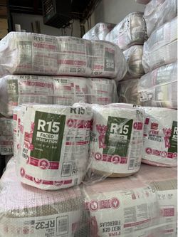 Insulation R-15 FACED 3.5 Thick 15” Wide 24”Long 2x4 Wall