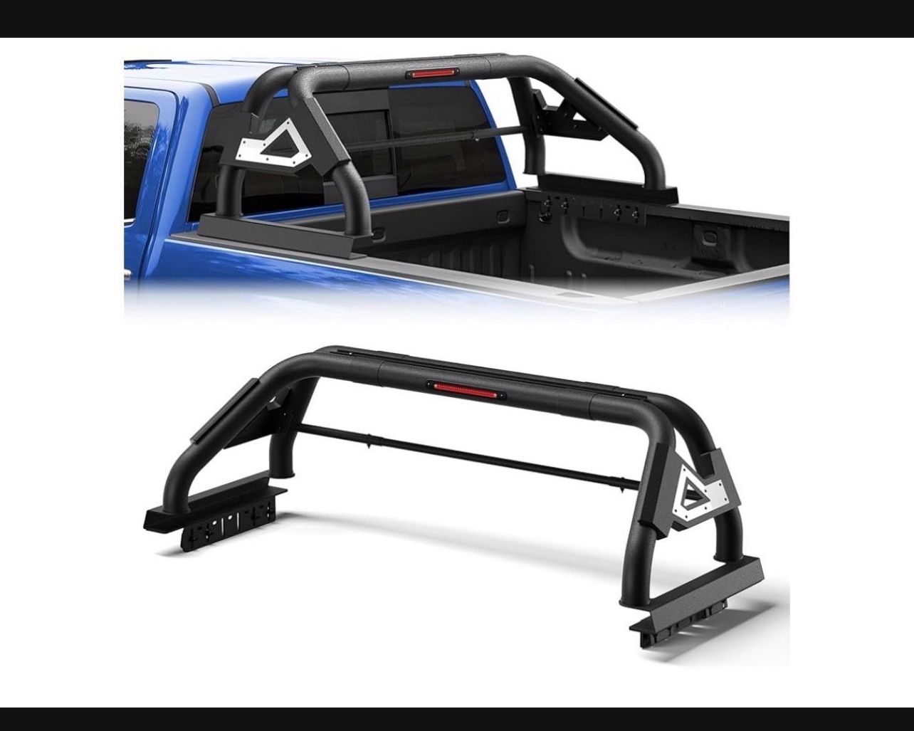 New in the box Roll Bar for Full Size Trucks Adjustable Chase Rack Sport Bar for Truck Compatible with Ford F150 & Ram & Chevy Silverado & Toyota Tund