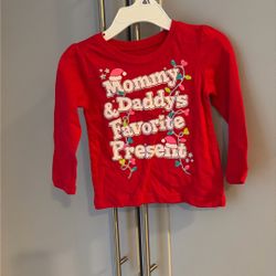Christmas Long Sleeve Shirt Size 12 -18 Months New With Tags $10.00