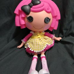 2010 Lalaloopsy Crumbs Sugar Cookie Doll Woth Pink Hair Loose