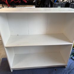 White Wooden Bookshelf