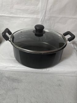 Black Nonstick Dutch Oven with Glass Lid