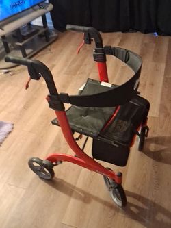 Roll up standing Walker, you can sit on
