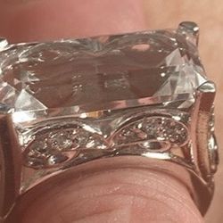 Ladies Sterling Silver Cocktail Ring