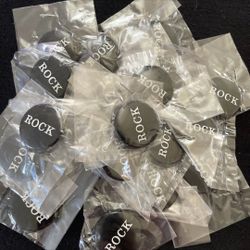 Lot Of 20 “ROCK” Pins Punk Vest DIY party Favors Leather JeanJacket Accessories