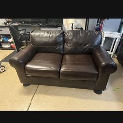 Ashley Genuine Leather Couch