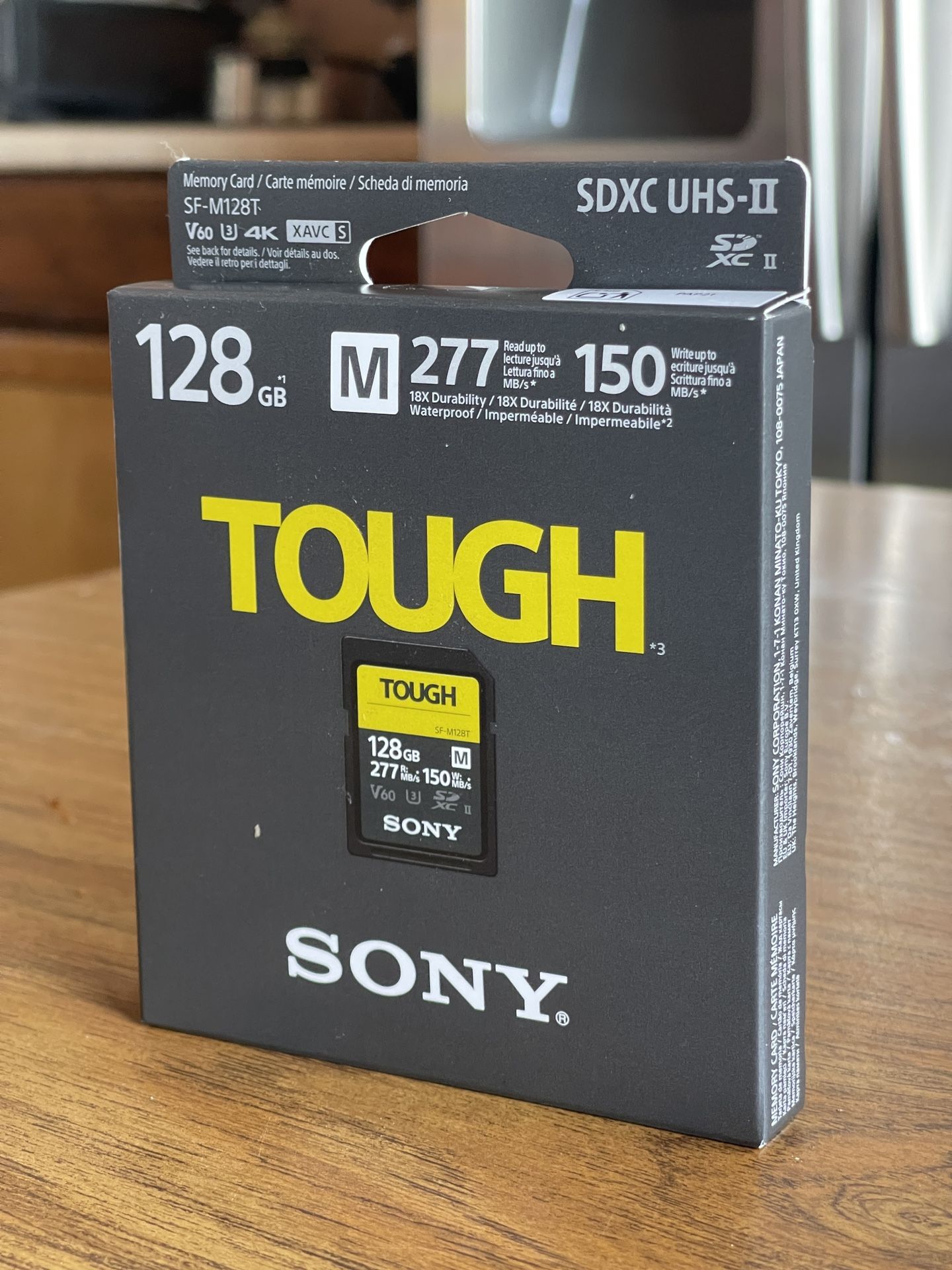 Sony TOUGH SF-M128T 128 GB Class 10/UHS-II V60 SDXC