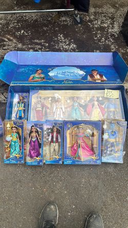 Brand New Sealed Disney Aladdin dolls Collection