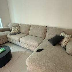 Double Chaise Sectional Sofa