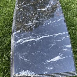 Faux Black Marble Table