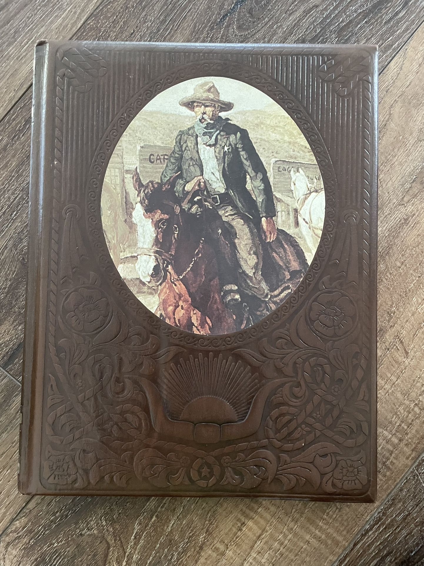 Time Life Books The Old West The Gunfighters Faux Leather Hardcover Book 1974