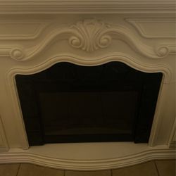 Heated Electric Fireplace