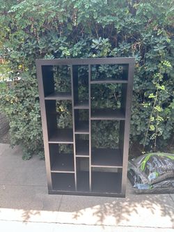 *FREE*. Dark brown shelf unit